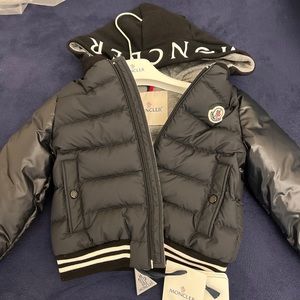 Black Montcler Size 2T down jacket NWT